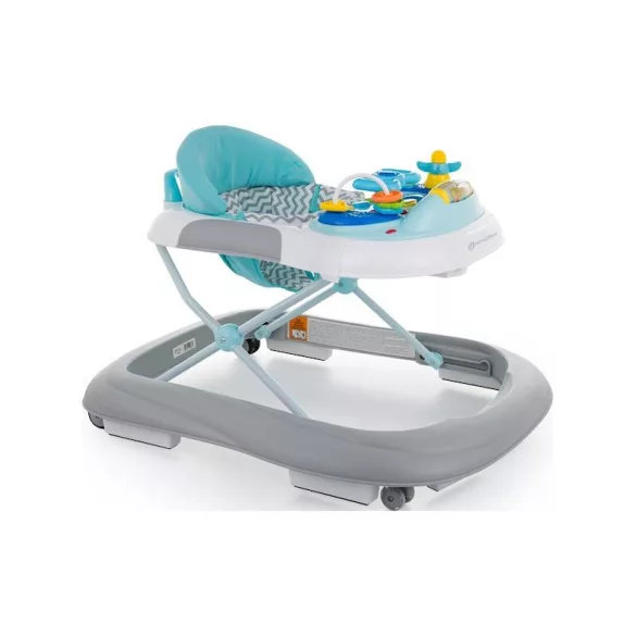 Petite&Mars detská hojdačka so zvukmi, Monty Chevron Blue