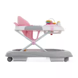 Petite&Mars detská hojdačka so zvukmi, Monty Chevron Pink