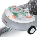 Petite&Mars Detská hojdačka so zvukom, Cabrio Grey