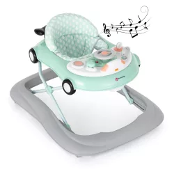 Petite&Mars Detská hojdačka so zvukom, Cabrio Green
