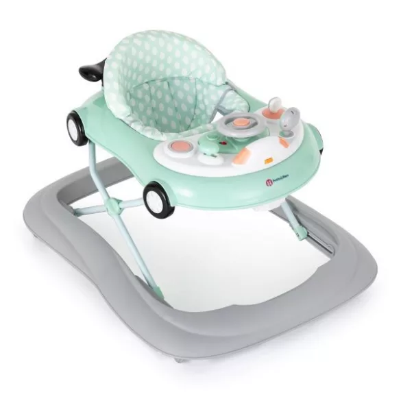 Petite&Mars Detská hojdačka so zvukom, Cabrio Green