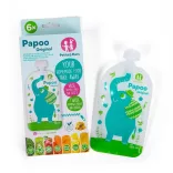Petite&Mars Papoo Original vrecúško na detskú výživu, slon, 6 ks