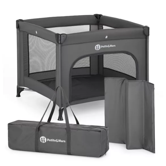 Petite&Mars detský kočík Nook Urban Charcoal Grey