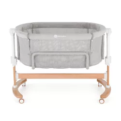   Petite&Mars Nastaviteľná detská postieľka s hojdacou funkciou Glory 2 v 1 – Mocha Beige
