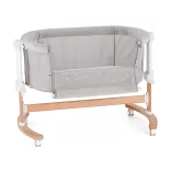 Petite&Mars Nastaviteľná detská postieľka s hojdacou funkciou Glory 2 v 1 – Mocha Beige