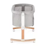 Petite&Mars Nastaviteľná detská postieľka s hojdacou funkciou Glory 2 v 1 – Mocha Beige