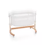 Petite&Mars Nastaviteľná detská postieľka s hojdacou funkciou Glory 2 v 1 – Mocha Beige