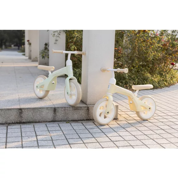 Bežecké kolo QPLAY Tech Cream, vek 2–4 roky, do 30 kg