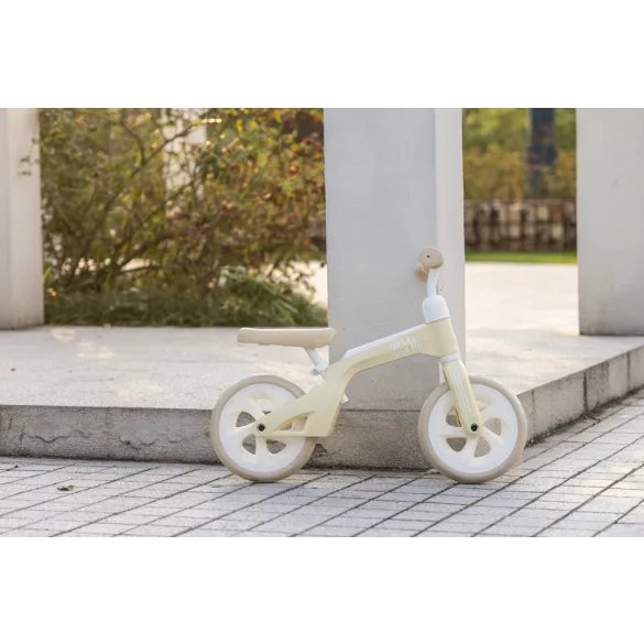Bežecké kolo QPLAY Tech Cream, vek 2–4 roky, do 30 kg