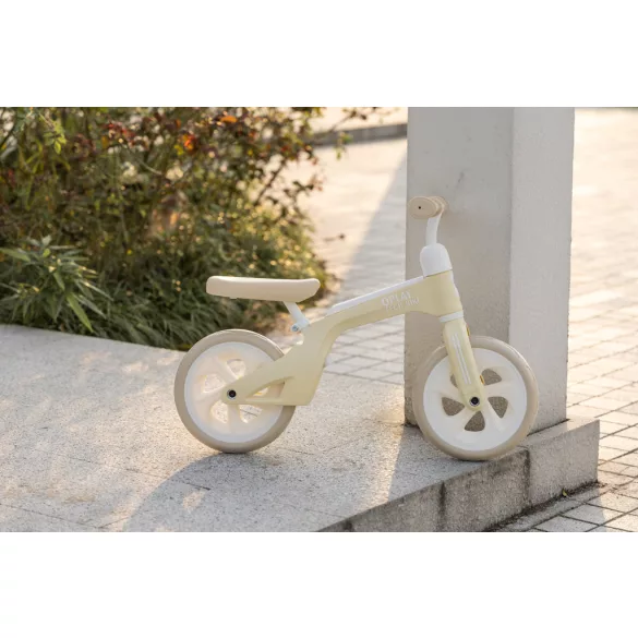 Bežecké kolo QPLAY Tech Cream, vek 2–4 roky, do 30 kg