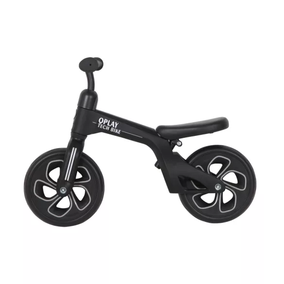 Bežecké kolobežka QPLAY Tech Black, vek 2 – 4 roky, do 30 kg