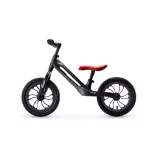 QPLAY odrážadlo Racer air (Titanium) Black/Red pre deti od 3 do 6 rokov, do 30 kg
