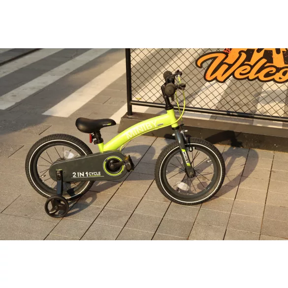 QPLAY Miniby 3v1 bicykel pre deti od 2 do 8 rokov – Green