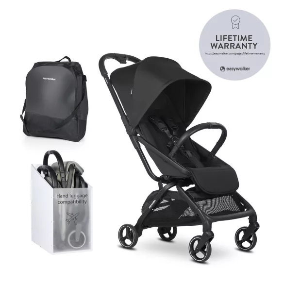 Športový kočík EASYWALKER Rockey S Pure Black