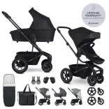 EASYWALKER Kombinovaný kočík Harvey⁵ Midnight Black XXL AIR