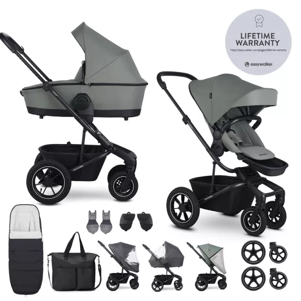 EASYWALKER Kombinovaný kočík Harvey⁵ Agave Green XXL AIR