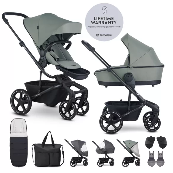 EASYWALKER Kombinovaný kočík Harvey⁵ Agave Green XXL RWS