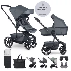   EASYWALKER Kombinovaný kočík Harvey⁵ Premium Mineral Grey XXL RWS