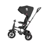 QPLAY Trojkolka Rito air gel (guma) Black, vek 10–72 mesiacov