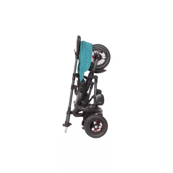 QPLAY Trojkolka Rito air gel (guma) Black, vek 10–72 mesiacov