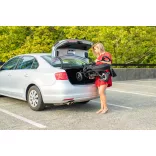 QPLAY Trojkolka Rito air gel (guma) Black, vek 10–72 mesiacov