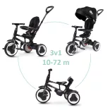 QPLAY Trojkolka Rito eva Black, vek 10–72 mesiacov
