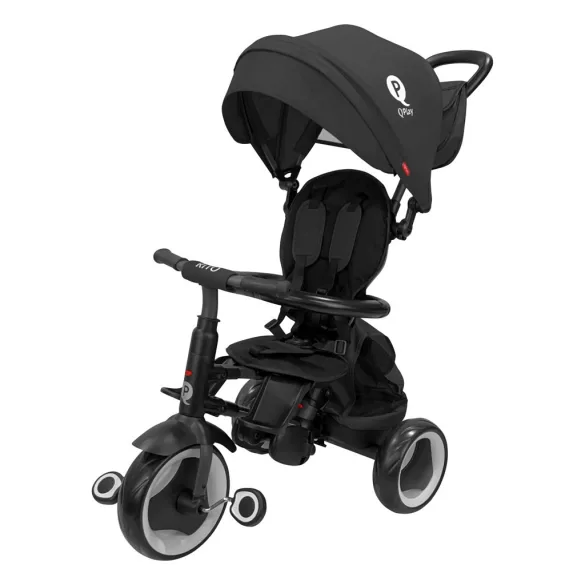 QPLAY Trojkolka Rito eva plus Black, vek 10–72 mesiacov