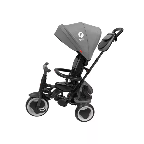 QPLAY Trojkolka Rito eva plus Grey, vek 10–72 mesiacov
