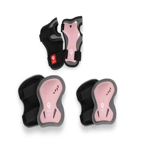 QPLAY Detská ochranná výstroj Coral Pink, veľkosť S, vek 3–5 rokov