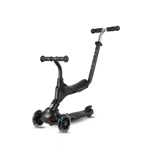 QPLAY Sema Pro 5v1 kolobežka / odrážadlo pre deti od 1 do 6 rokov, do 50 kg – čierna