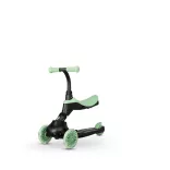 QPLAY odrážadlo / kolobežka Sema Evo s LED svetlami Jade Green, vek 1–6 rokov, do 50 kg