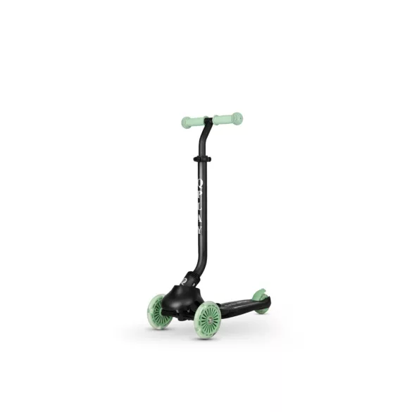 QPLAY odrážadlo / kolobežka Sema Evo s LED svetlami Jade Green, vek 1–6 rokov, do 50 kg
