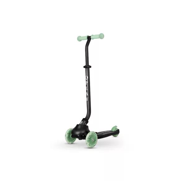 QPLAY odrážadlo / kolobežka Sema Evo s LED svetlami Jade Green, vek 1–6 rokov, do 50 kg