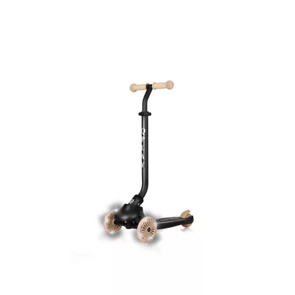 QPLAY Bežecké kolo/kolobežka Sema Evo s LED svetlami pre deti od 1 do 6 rokov do 50 kg – Khaki