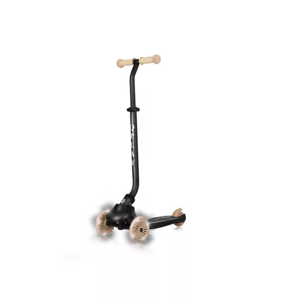 QPLAY Bežecké kolo/kolobežka Sema Evo s LED svetlami pre deti od 1 do 6 rokov do 50 kg – Khaki