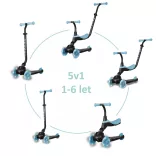 Kolobežka Qplay Sema Evo 3 v 1 pre deti od 1 do 6 rokov, do 50 kg – Sky Blue