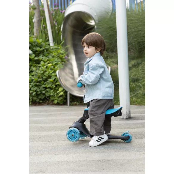 Kolobežka Qplay Sema Evo 3 v 1 pre deti od 1 do 6 rokov, do 50 kg – Sky Blue