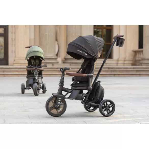 QPLAY Trojkolka Comfo Max 7 v 1, 10–72 mesiacov – Grey
