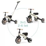 QPLAY Stager trojkolka 3 v 1 – Brown
