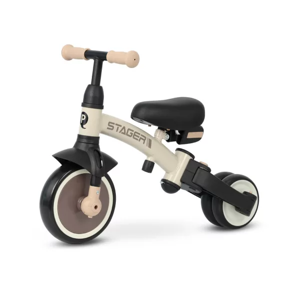 QPLAY Stager trojkolka 3 v 1 – Brown