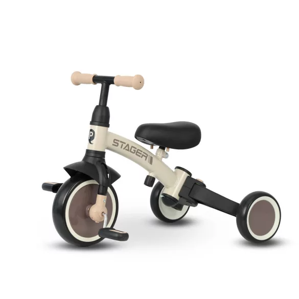 QPLAY Stager trojkolka 3 v 1 – Brown