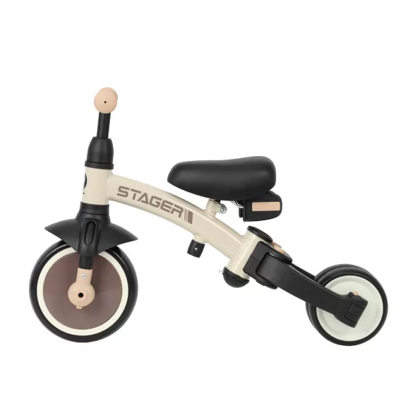 QPLAY Stager trojkolka 3 v 1 – Brown
