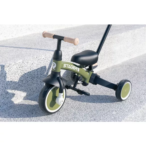 QPLAY Stager trojkolka 3 v 1 – Green
