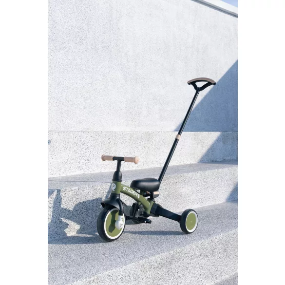 QPLAY Stager trojkolka 3 v 1 – Green