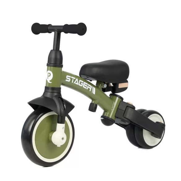 QPLAY Stager trojkolka 3 v 1 – Green