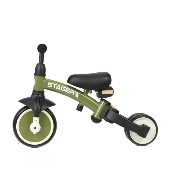 QPLAY Stager trojkolka 3 v 1 – Green