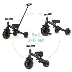 QPLAY Stager trojkolka 3 v 1 – Platinum