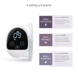 TRUELIFE Elektrická odsávačka materského mlieka handsfree Nutrio BP W5