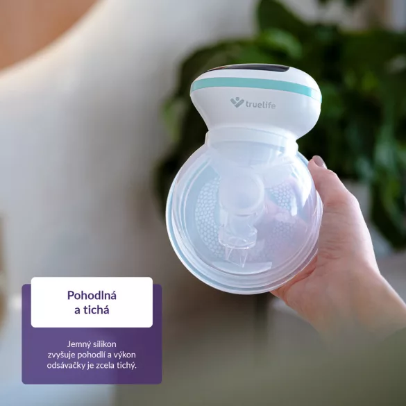 TRUELIFE Elektrická odsávačka materského mlieka handsfree Nutrio BP W5