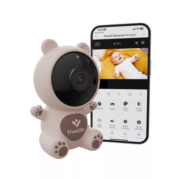 Digitálna detská chůvička TRUELIFE NannyCam S3 Smart